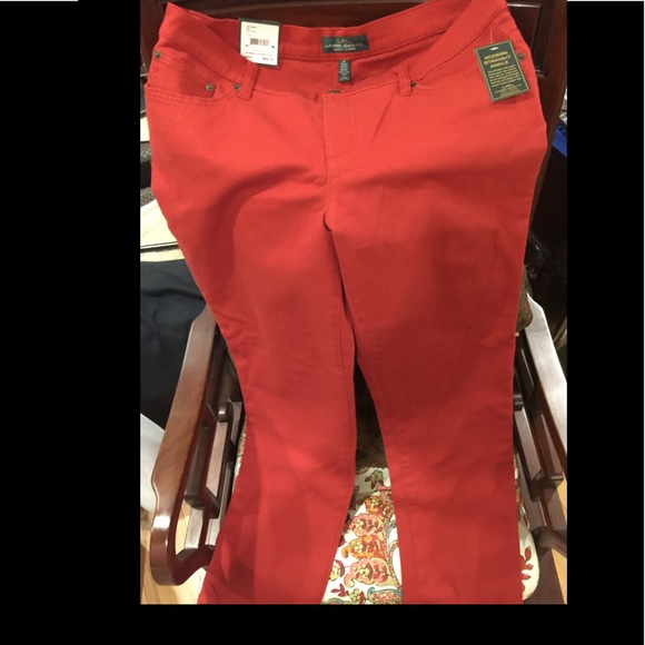 Ralph Lauren Pants - Ralph Lauren slimming modern straight jeans  NWT